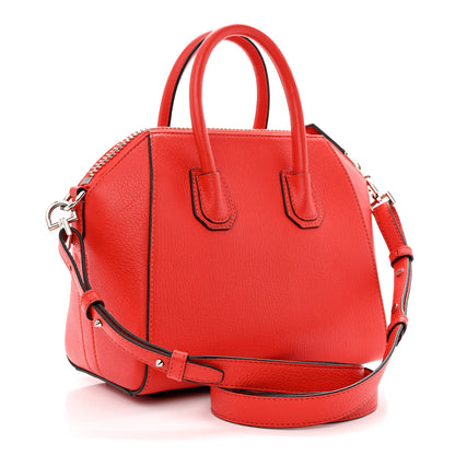 Givenchy Sugar Goatskin Mini Antigona Pop Red 3 of 10