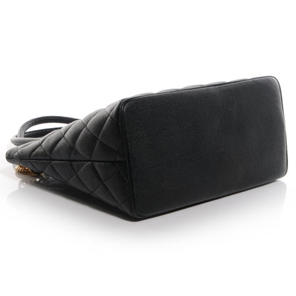 Chanel Caviar Medallion Tote Black 4 of 9