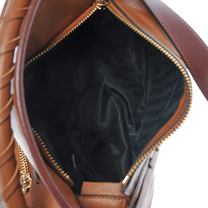 Loewe Calfskin Small Laced Puzzle Bag Tan 6 of 9