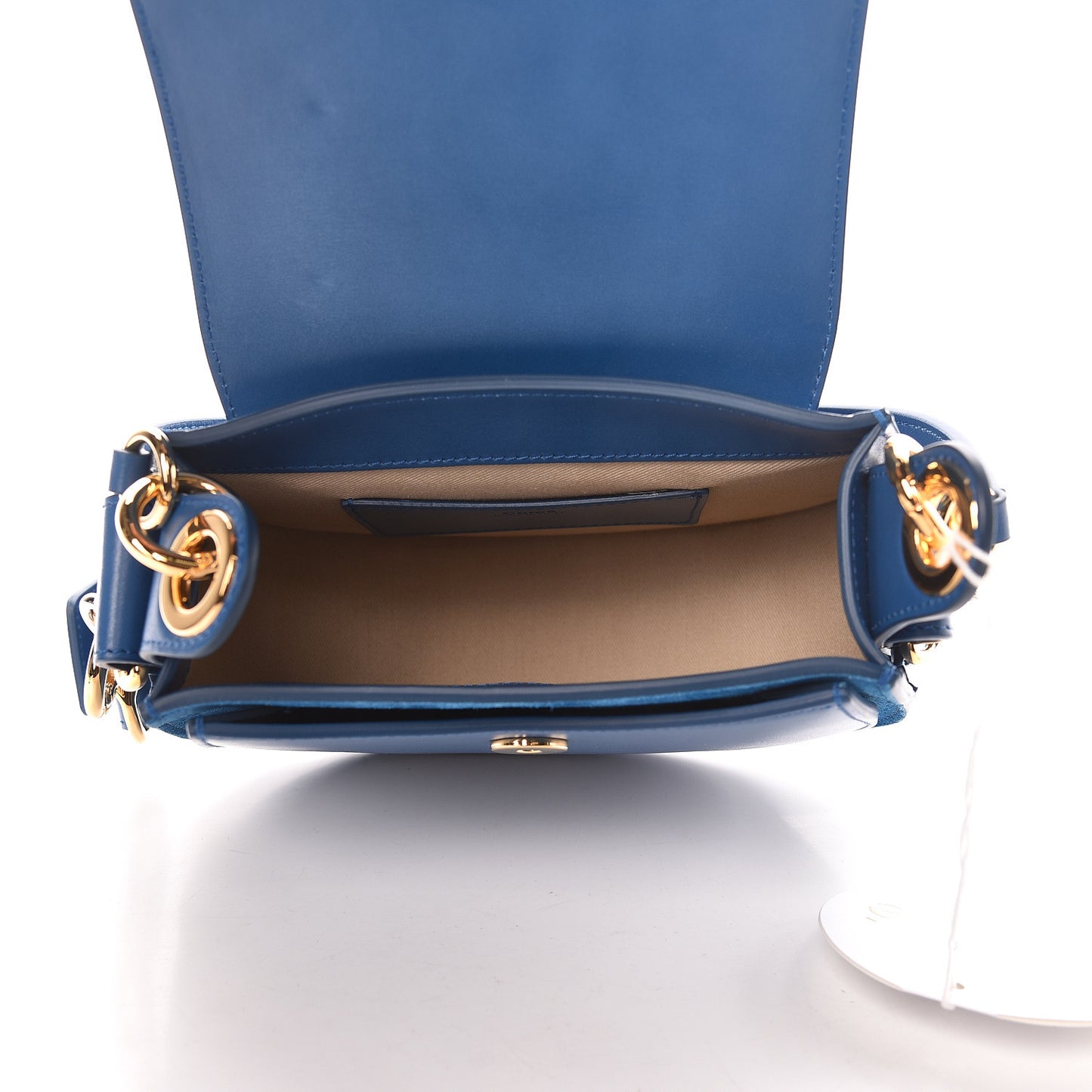 Calfskin Small Tess Bag Smoky Blue