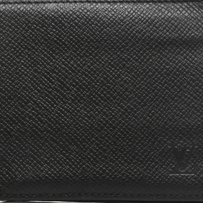 Louis Vuitton Taiga Slender Wallet Black 6 of 7