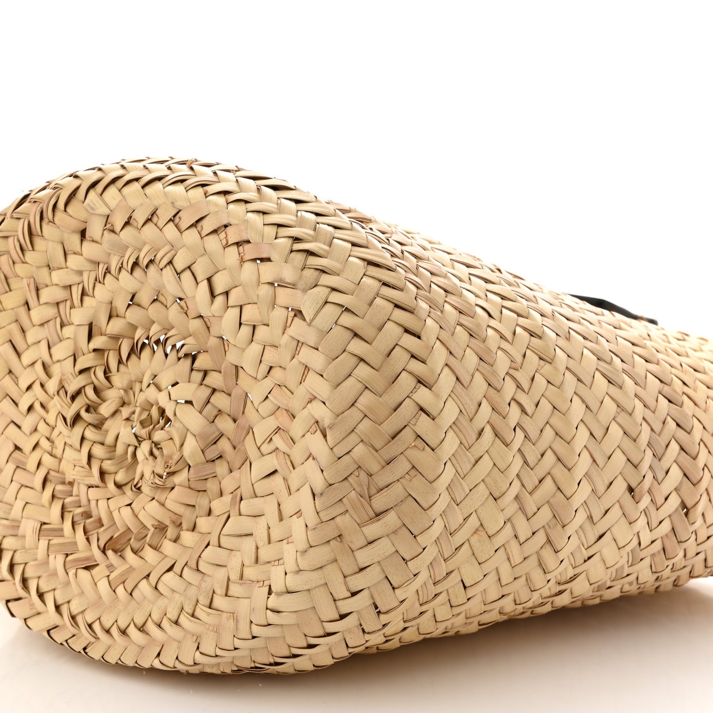 Woven Straw Loubishore Tote Beige