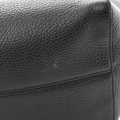 Gucci Pebbled Calfskin Small Swing Tote Black 10 of 11