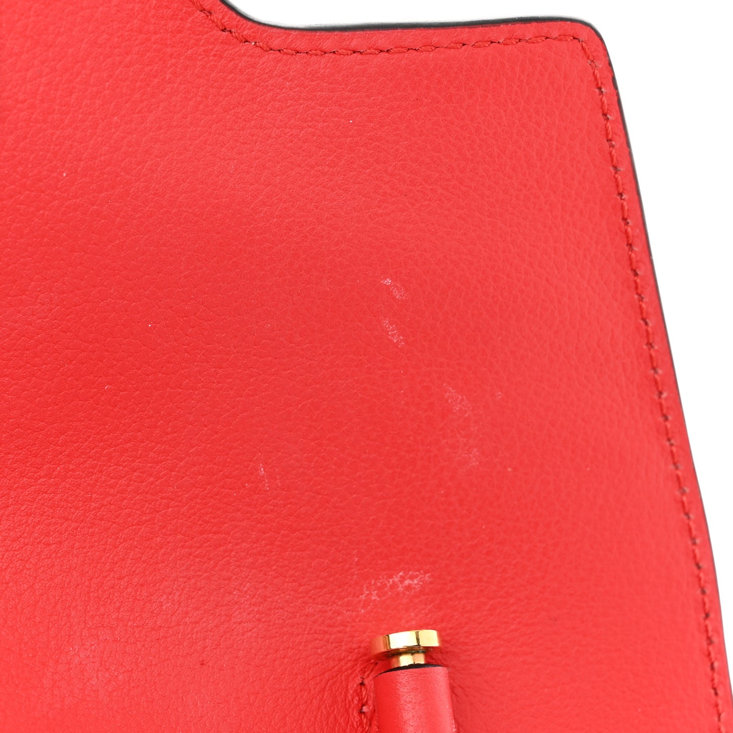 Calfskin Medium La Medusa Top Handle Handbag Red