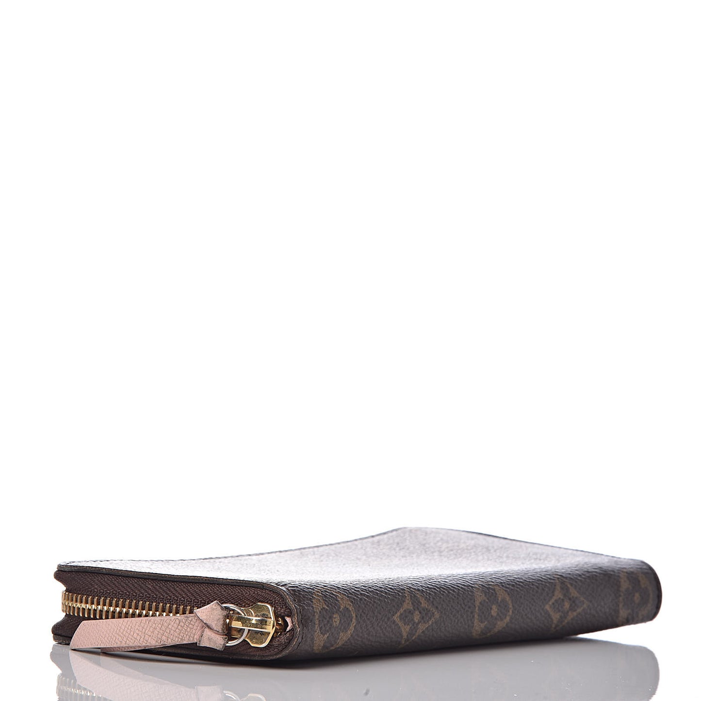 Monogram Clemence Wallet Rose Ballerine