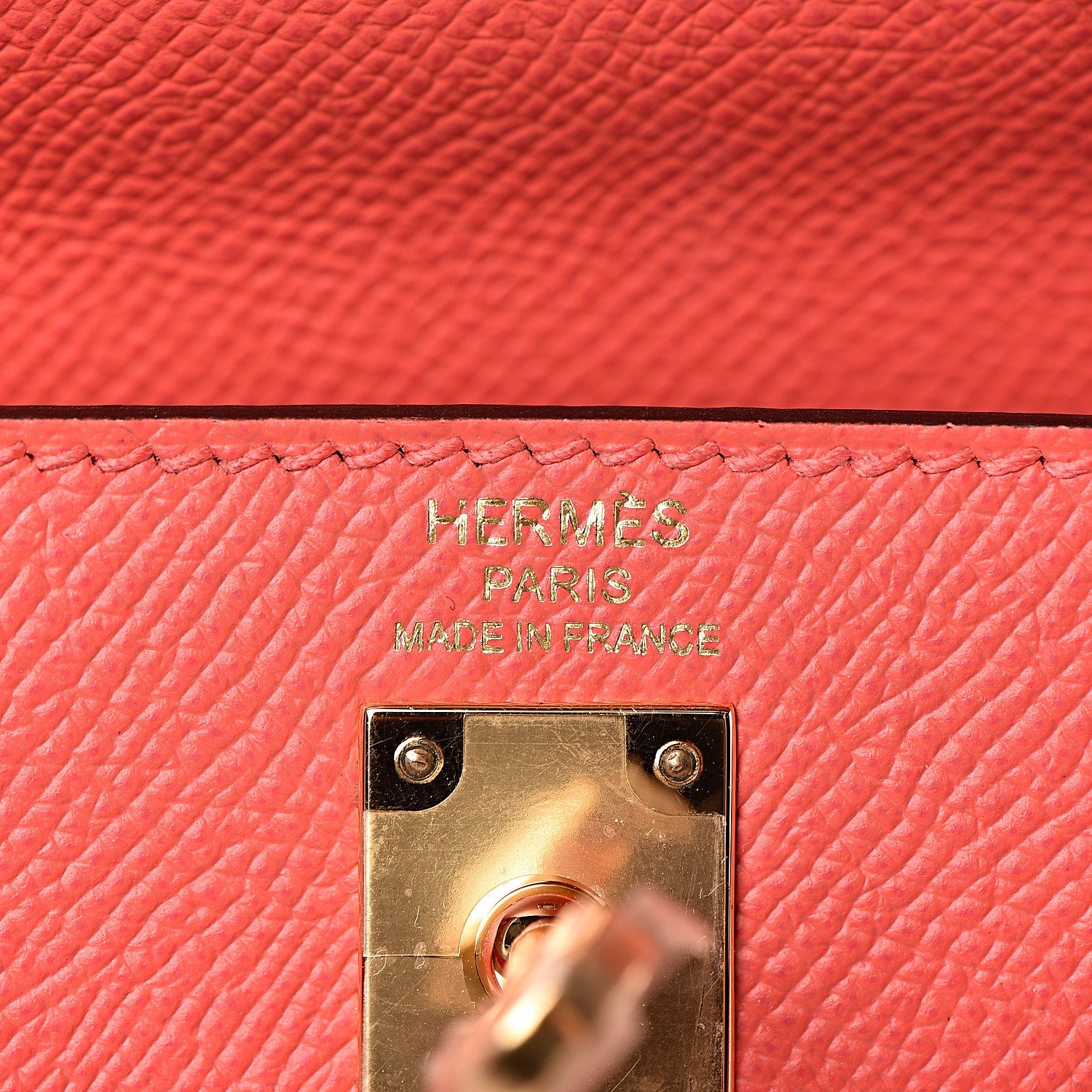 Hermes Epsom Kelly Sellier 25 Rose Jaipur 21 of 38
