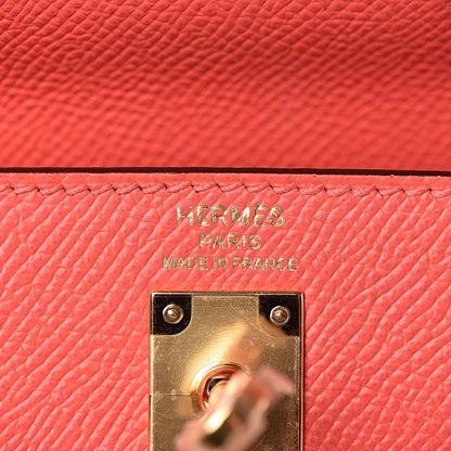 Hermes Epsom Kelly Sellier 25 Rose Jaipur 21 of 38