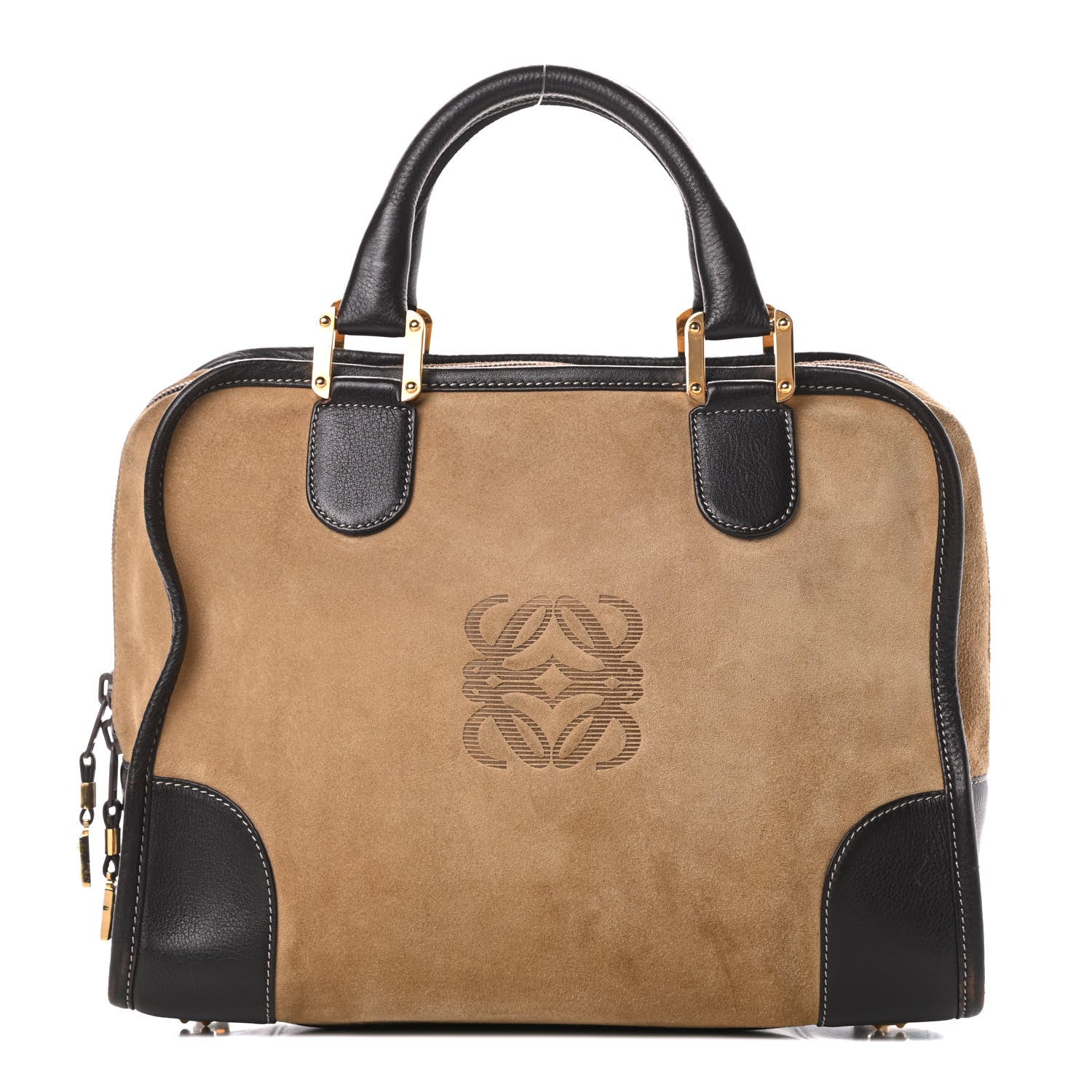 Loewe Suede Calfskin Amazona Brown 1 of 14