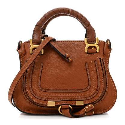 Chloe Calfskin Mini Marcie Satchel Tan 1 of 11