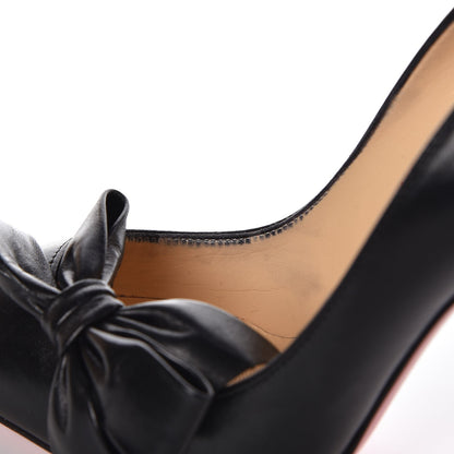 Christian Louboutin Shiny Nappa Madame Menodo 100 Pumps 35 Black 8 of 10