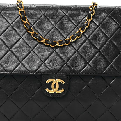 Chanel Lambskin Quilted Small Single Flap Black 9 of 13