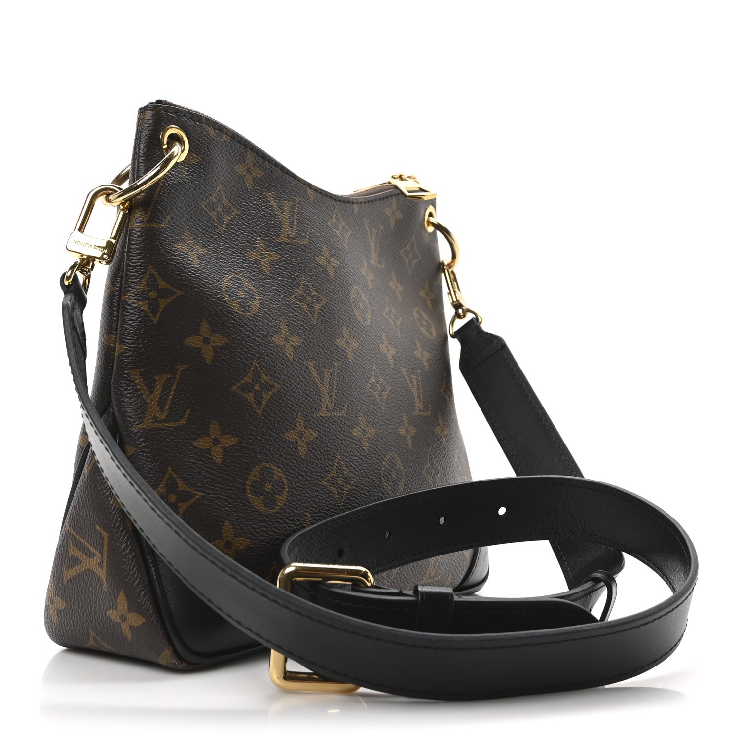 Louis Vuitton Monogram Odeon PM Black 3 of 9