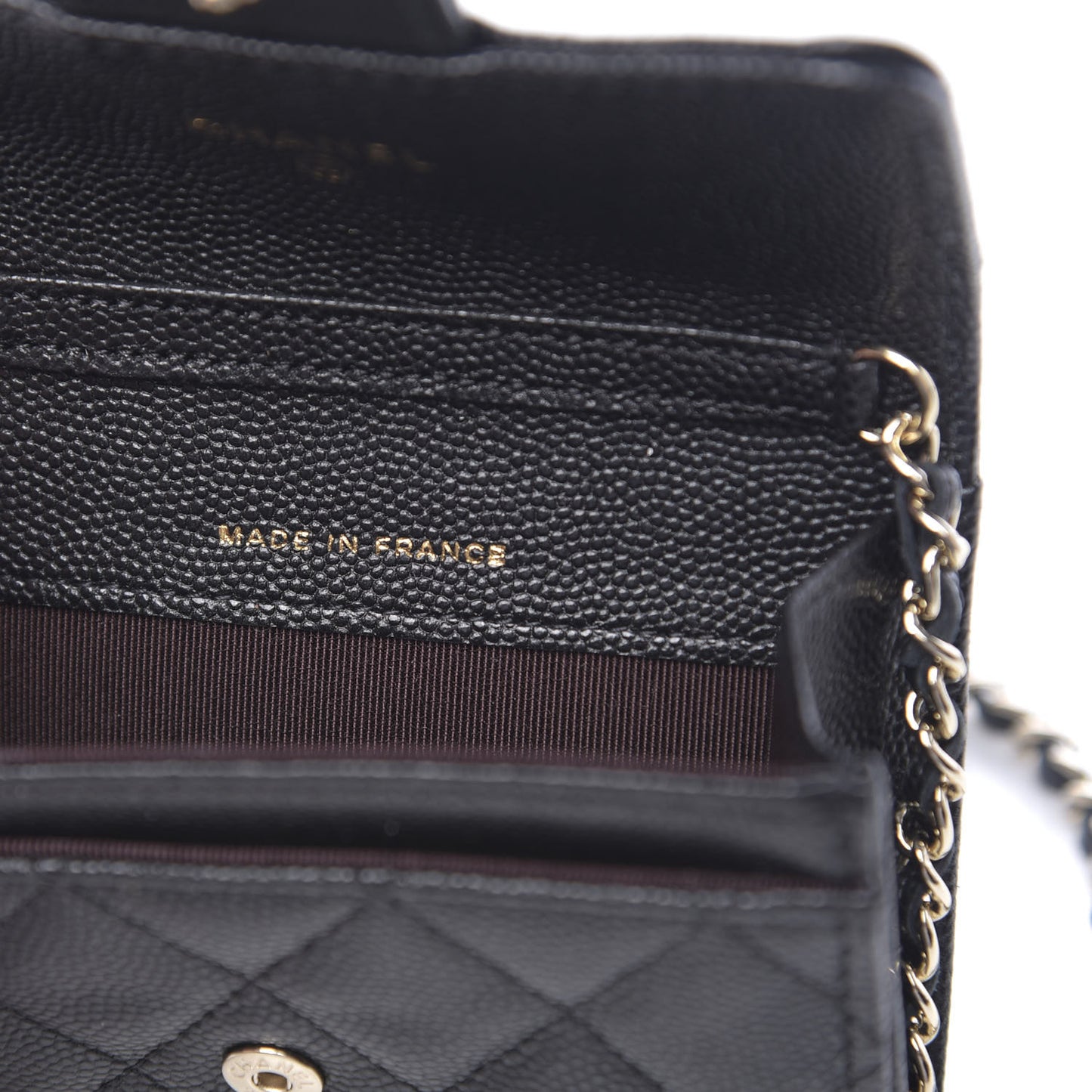 Caviar Quilted Belt Bag Black