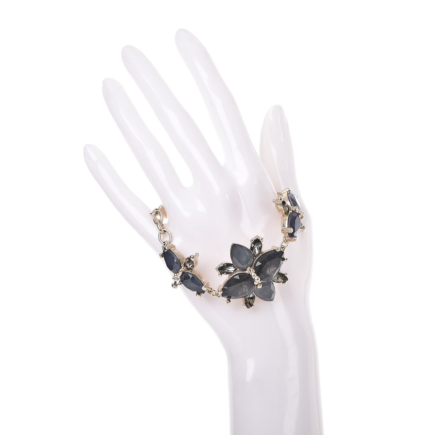 Gripoix Flower Bracelet Light Gold