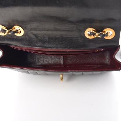 Chanel Lambskin Vertical Quilt Jumbo Flap Black 6 of 17