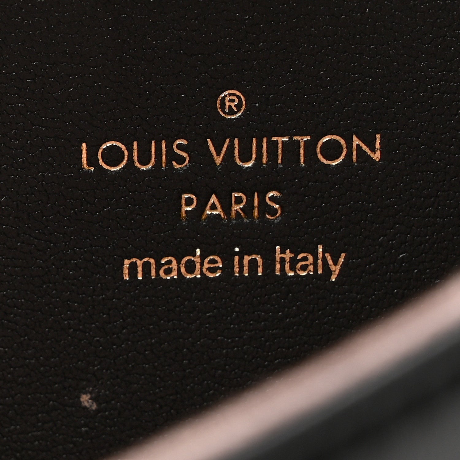 Louis Vuitton Lambskin Embossed Monogram Pochette Coussin Black 6 of 18