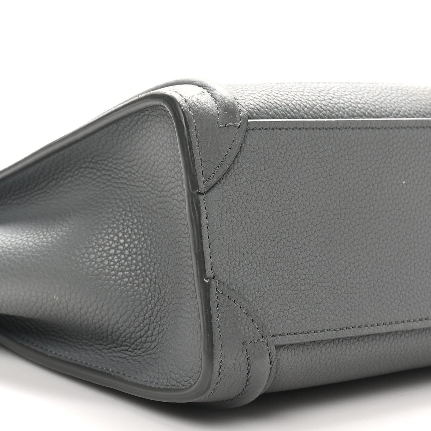 Celine Baby Drummed Calfskin Nano Luggage Kohl 9 of 11