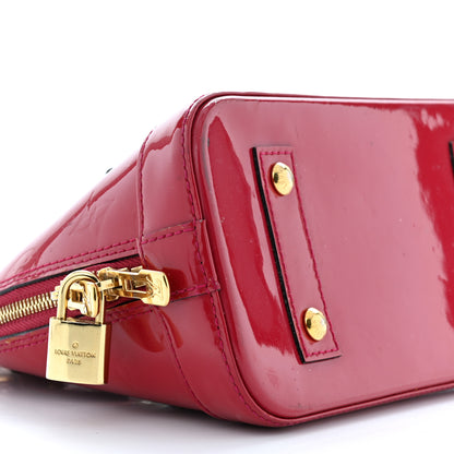 Louis Vuitton Vernis Alma BB Pomme D'Amour 9 of 13