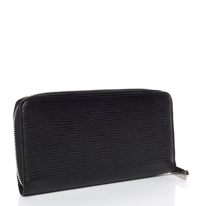 Louis Vuitton Epi Zippy Wallet Black 3 of 11