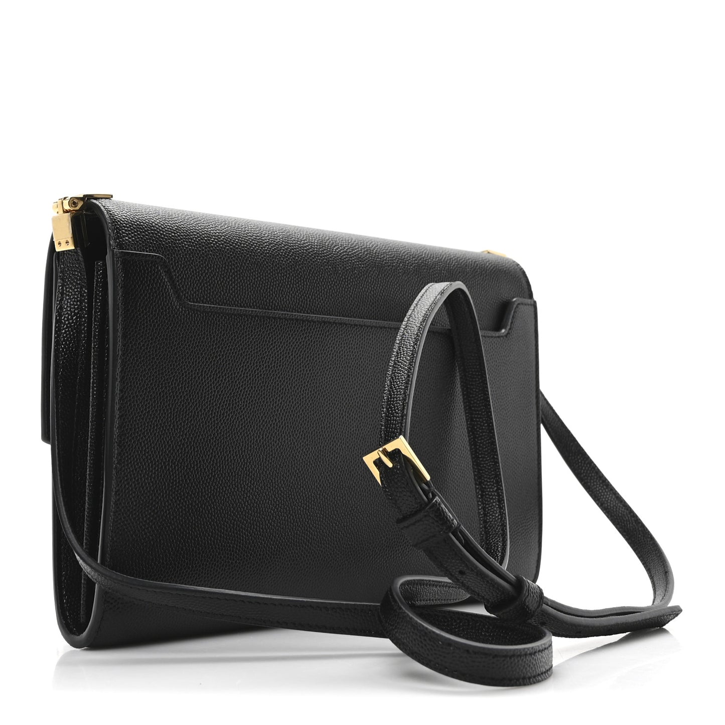 Grain de Poudre Mini Uptown Crossbody Bag Black