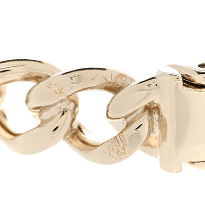 Chanel Metal CC Chain Link Choker Necklace M Gold 5 of 6