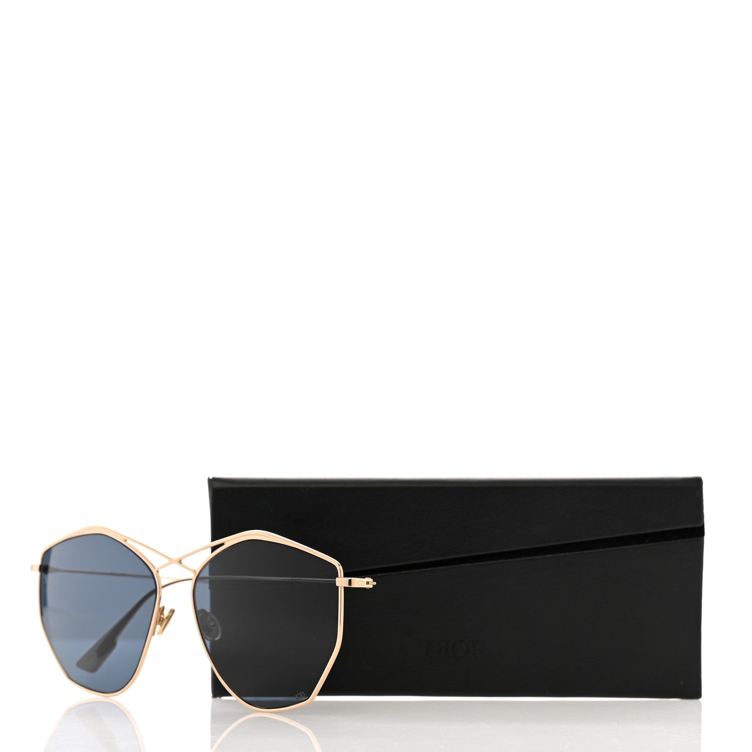 Christian Dior Metal Stellaire 4 Sunglasses Blue Gold 11 of 11