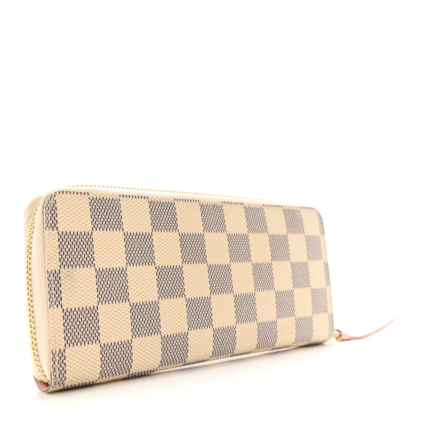 Damier Azur Clemence Wallet Rose Ballerine
