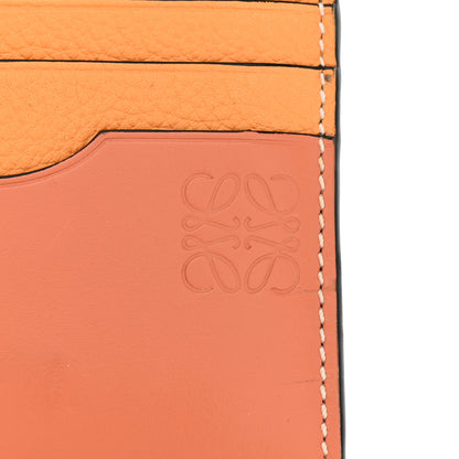 Loewe Soft Grained Calfskin Square Card Holder With Chain Orange 8 of 8