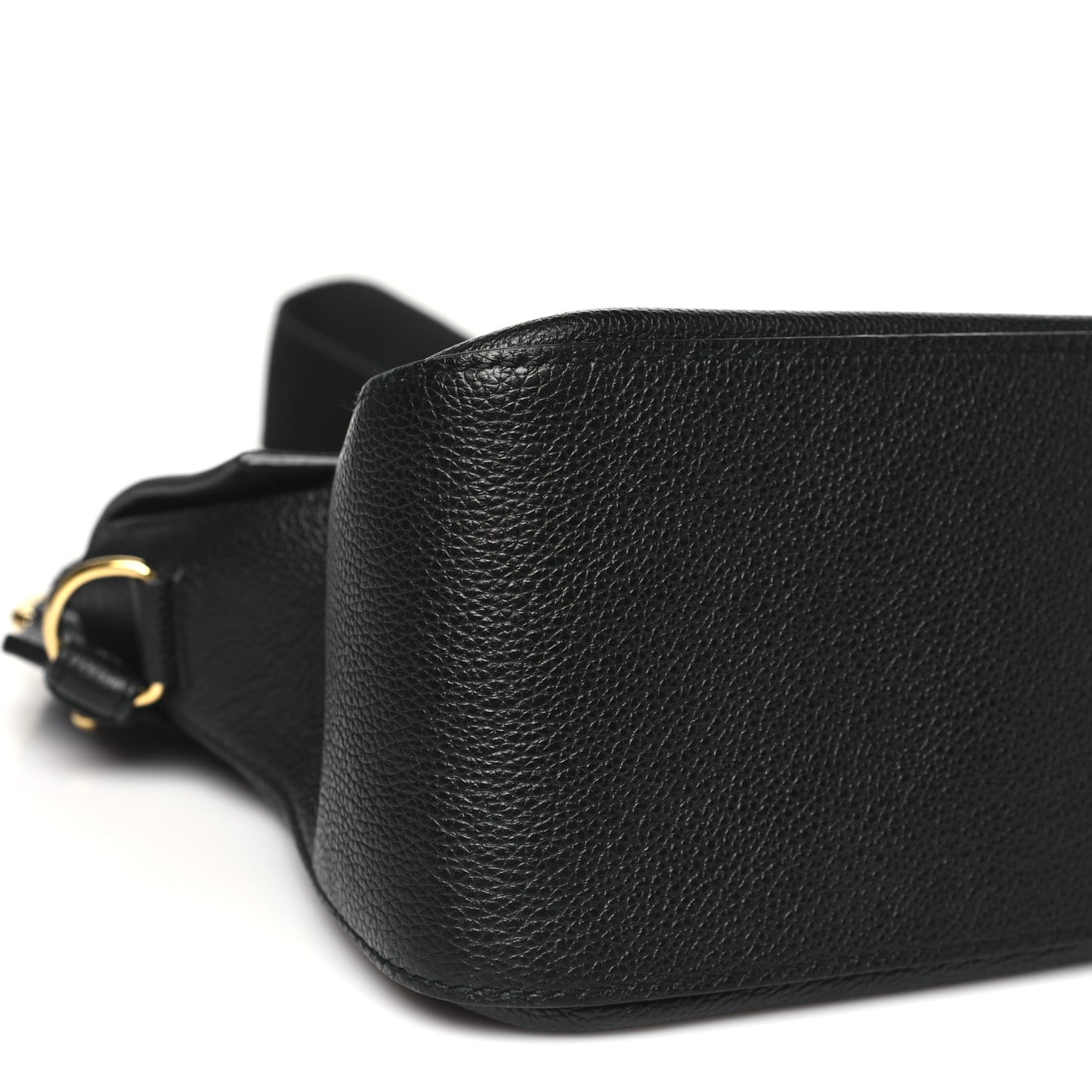 Calfskin Tara Top Handle Bag Black
