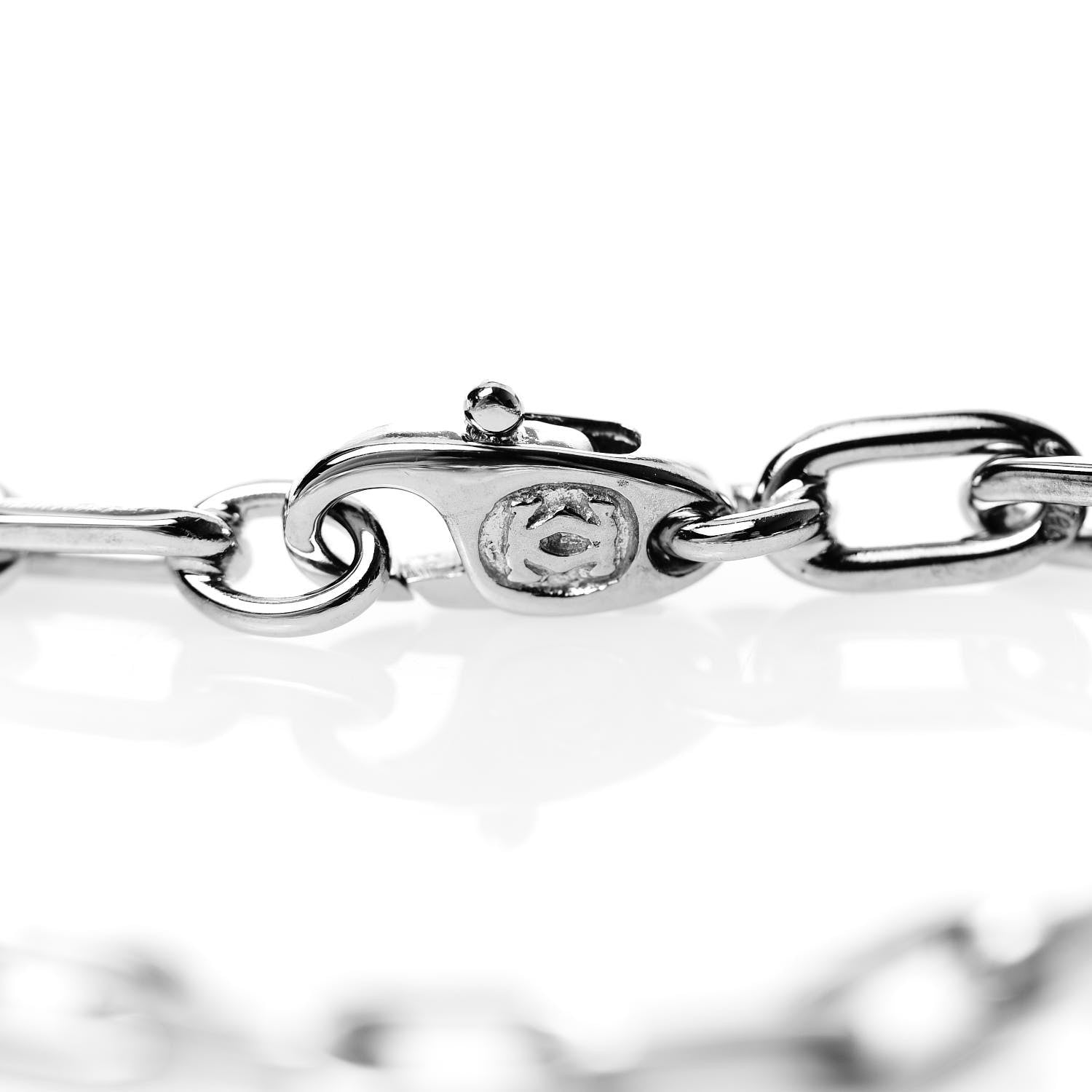 Cartier 18K White Gold Spartacus Chain Bracelet 4 of 5