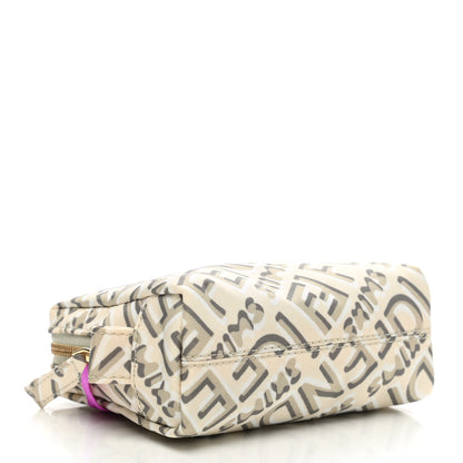 Fendi X SKIMS Nylon XS Trapezoid Beauty Pouch Avorio 4 of 7