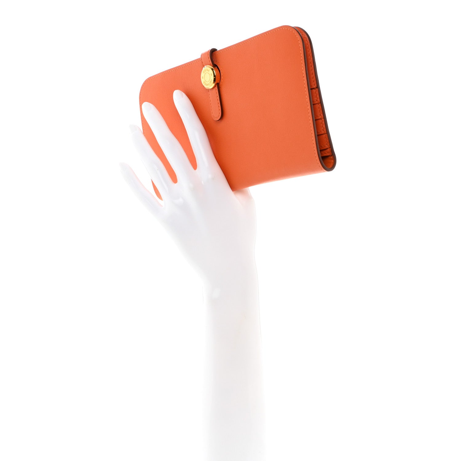 Hermes Swift Dogon Recto Verso Wallet Orange 2 of 8
