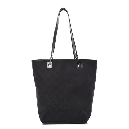 Gucci Monogram Small Bucket Tote Black 1 of 12
