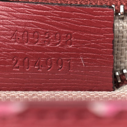 Gucci Shangai Calfskin Blooms Print Small Classic Bamboo Top Handle Bag Romantic Ceries Multicolor 8 of 8