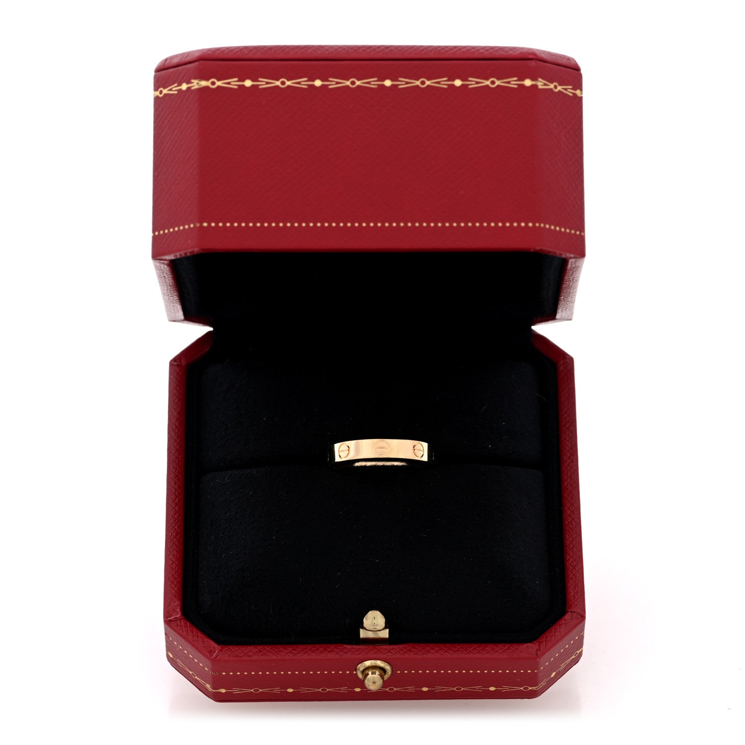 Cartier 18K Yellow Gold 3.5mm LOVE Wedding Band Ring 53 6.5 5 of 5