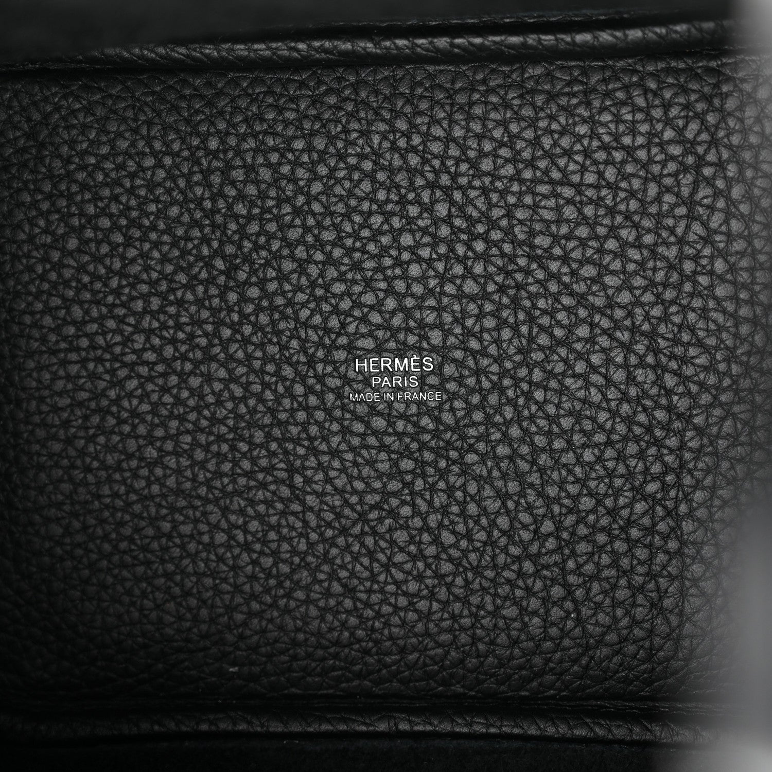 Hermes Taurillon Clemence Monochrome Picotin Lock 18 PM Black 6 of 10