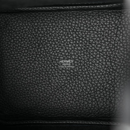 Hermes Taurillon Clemence Monochrome Picotin Lock 18 PM Black 6 of 10