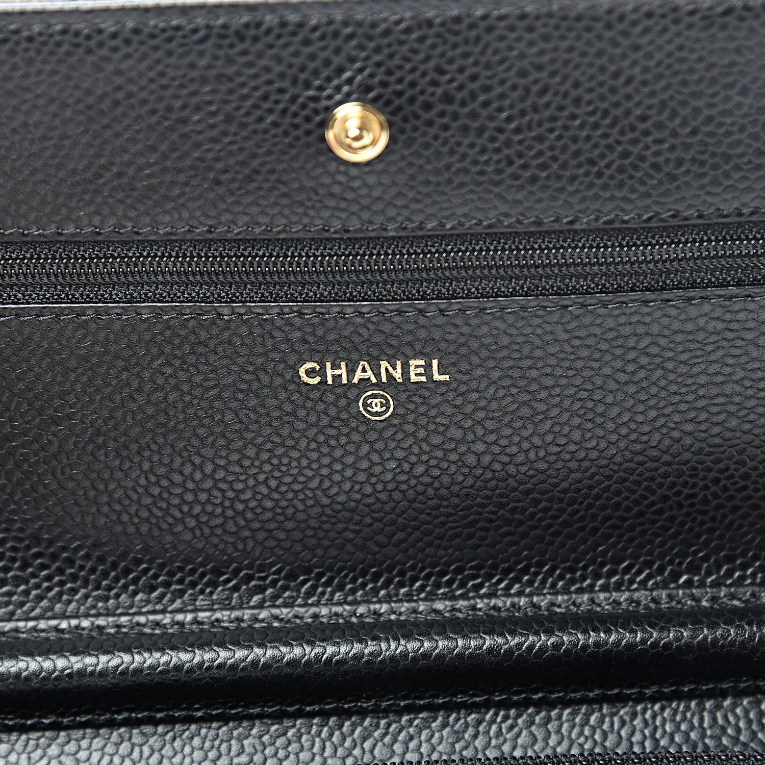 Chanel Caviar Quilted Wallet On Chain WOC Black 5 of 12