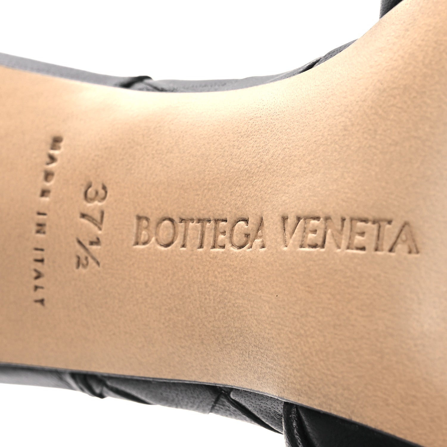 Bottega Veneta Nappa Maxi Intrecciato Lido Mule Sandals 37.5 Black 8 of 9