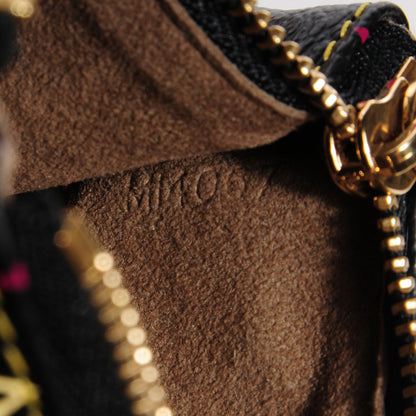 Louis Vuitton Monogram Multicolor Pochette Plate MM Black 7 of 7