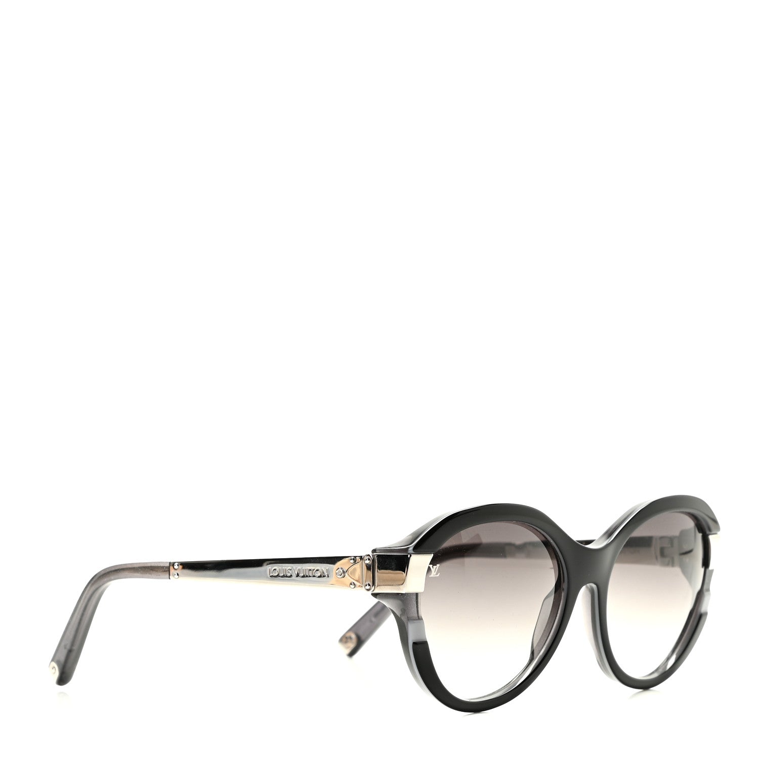Louis Vuitton Acetate Petit Soupcon Cat Eye Sunglasses Z0489W Black 6 of 8