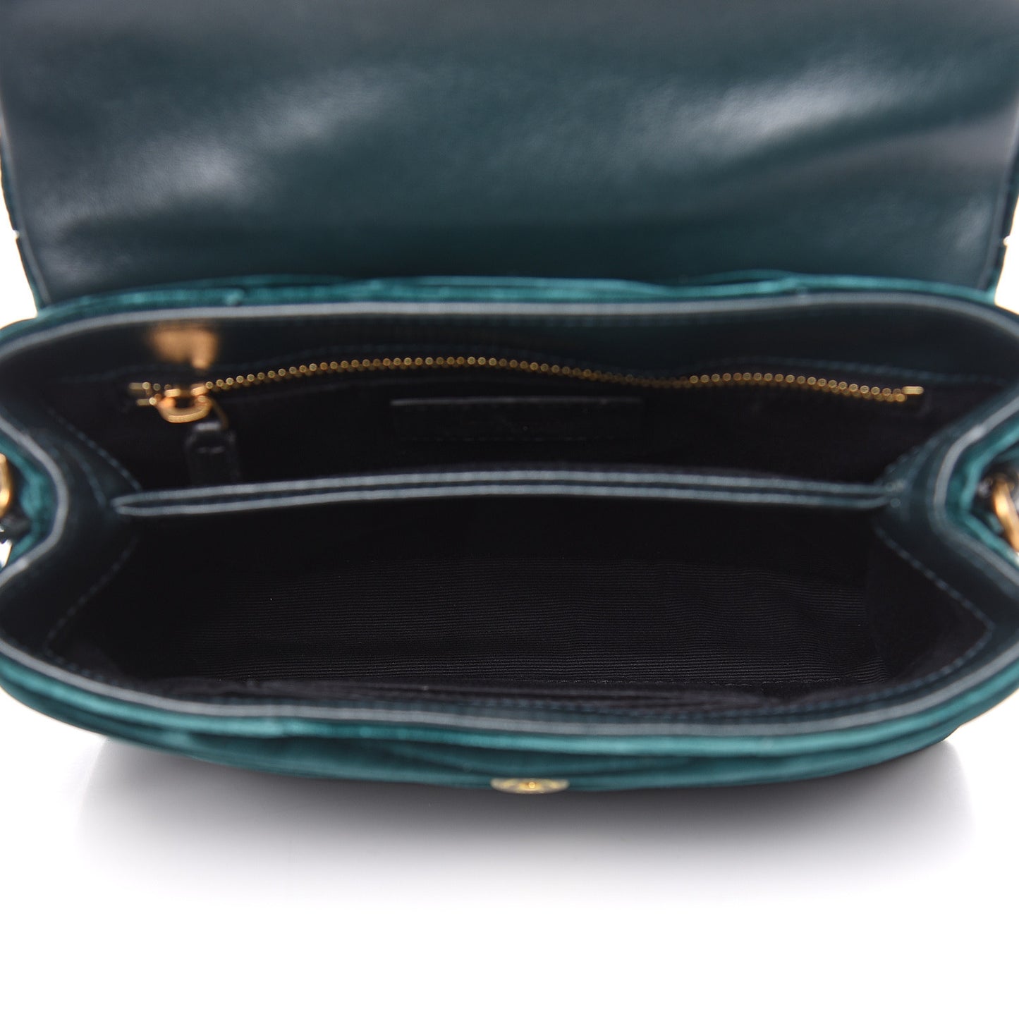 Velvet Y Quilted Monogram Toy Loulou Crossbody Bag Dark Ottanio