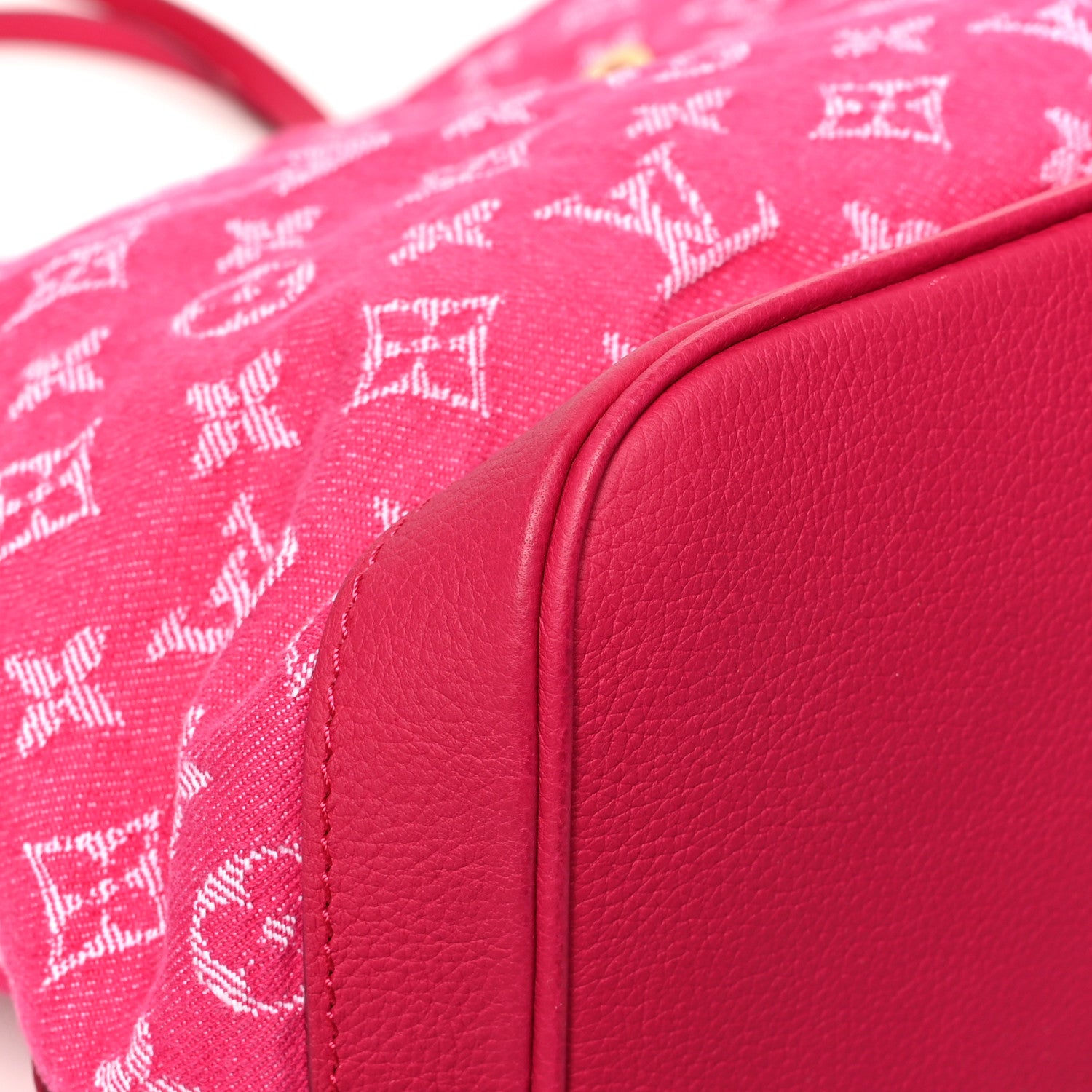 Louis Vuitton Denim Noefull MM Rose Indien 9 of 10
