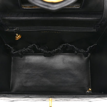 Chanel Calfskin Stitch Vanity Case Black 5 of 12