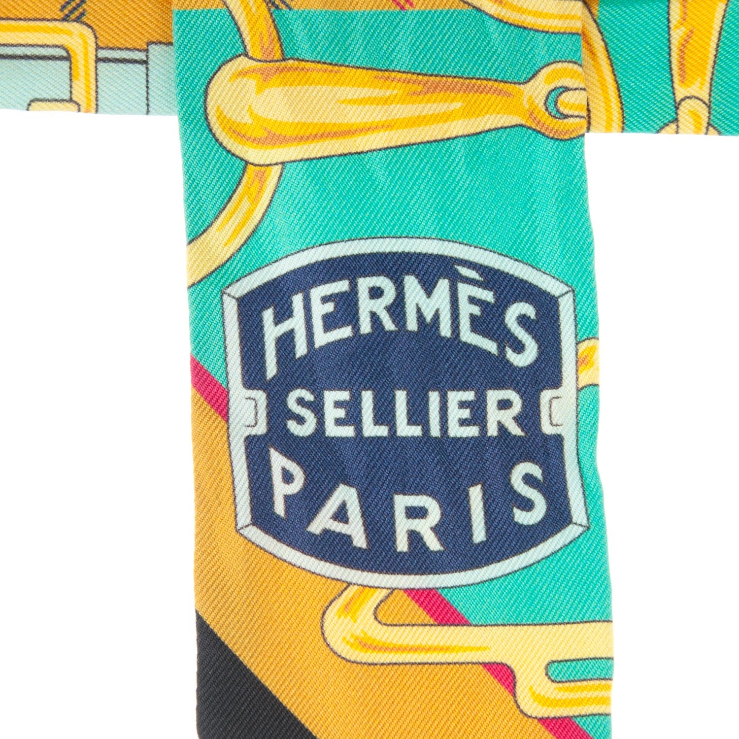 Hermes Silk Tatersale Twilly 4 of 4