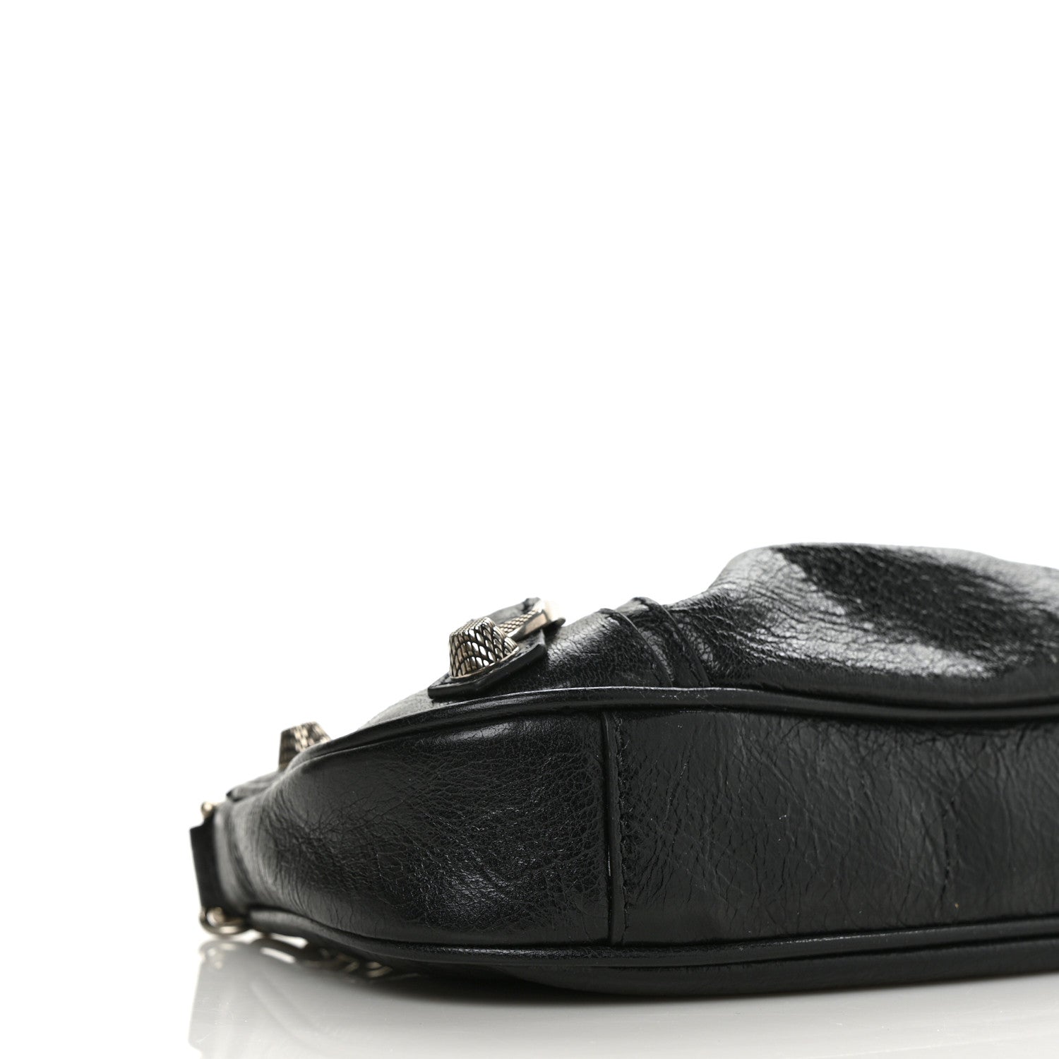 Balenciaga Agneau Arena Le Cagole Mini Purse With Chain Black 7 of 8