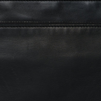 Valentino Garavani Nappa Rockstud Triple Zip Wristlet Pouch Black 9 of 14