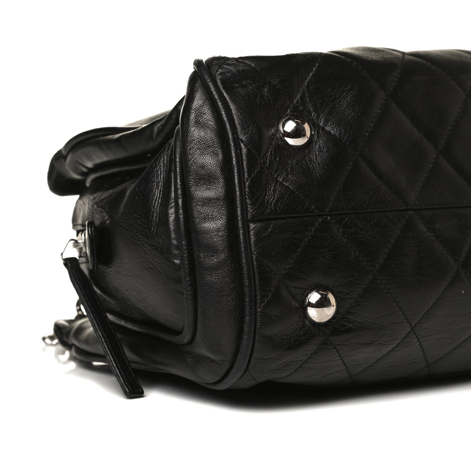 Chanel Lambskin Bijoux Chain Shopping Tote Black 9 of 13