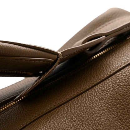 Khaite Pebbled Calfskin Augustina Hobo Hazelnut 13 of 14