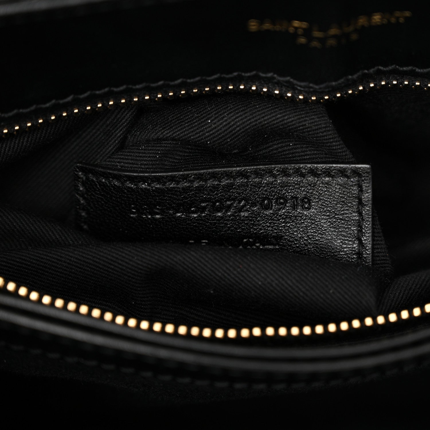 Saint Laurent Calfskin Y Quilted Monogram Toy Loulou Crossbody Bag Black 6 of 16